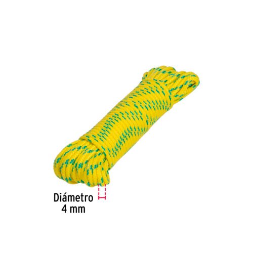47807 - Piola de polipropileno trenzada de 4mm x 15m en madeja
