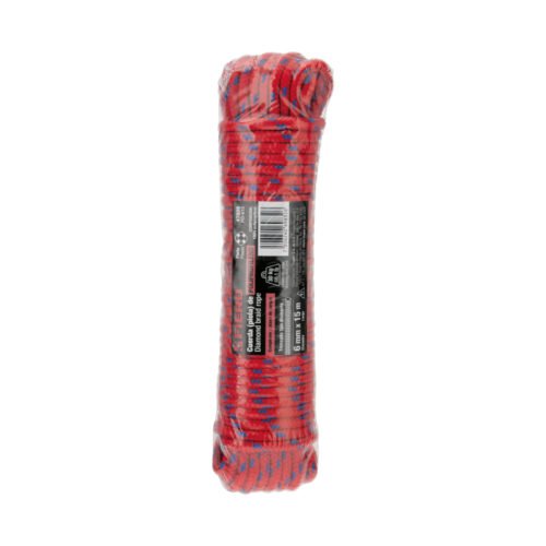 47809 - Piola de polipropileno trenzada de 6mm x 15m en madeja