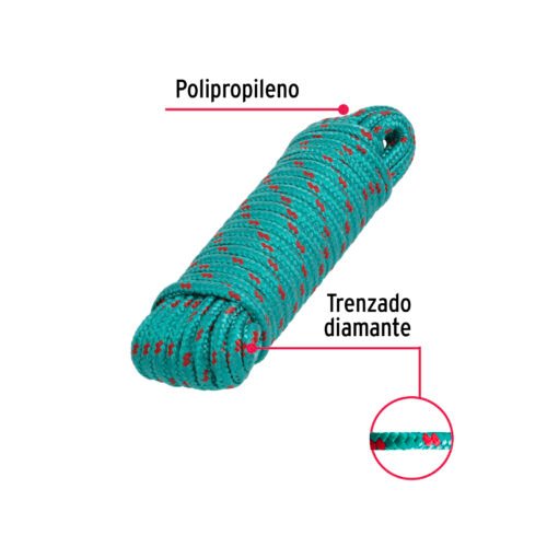 478101 47810 - Piola de polipropileno trenzada de 8mm x 15m en madeja