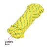 478121 47812 - Piola de polipropileno trenzada de 4mm x 30m en madeja