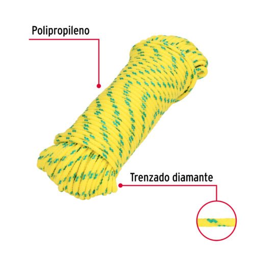 478122 47812 - Piola de polipropileno trenzada de 4mm x 30m en madeja