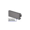 47832 - Tapón ciego acero inox de 1 módulo, línea Lisboa, Volteck