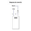 478343 47834 - Placa armada acero inox con 2 interruptores 1 módulo, Lisboa