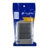 478364 47836 - Placa armada acero inox 3 interruptores 1 módulo, Lisboa