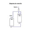 47838 - Placa armada acero inox 1 interruptor 1.5 módulos, Lisboa
