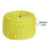 47863 - Piola de Polipropileno trenzada, multicolor, 4mm, 1 Kg