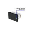 478771 47877 - Interruptor de 3 vías negro de 1.5 módulos, línea Lisboa