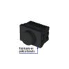 478861 47886 - Dimmer giratorio negro de 1.5 módulos, línea Lisboa, Volteck