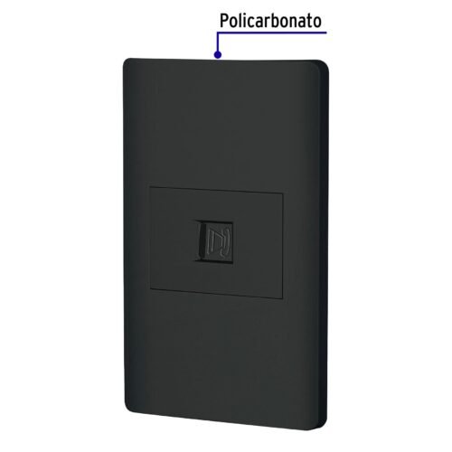 478971 47897 - Placa armada negra 1 toma para teléfono 1.5 mód, Lisboa