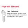 47913 - Cerradura pomo, negro, oval, recámara, HERMEX