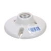 47915 - Portalámpara de porcelana, 4-1/2", redonda, a granel Volteck