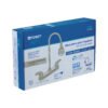 479164 47916 - Mezcladora 8" p/fregadero, flexible, palanca, satín, Aqua