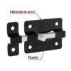 479281 47928 - Pasador de barra plana 2", negro, HERMEX