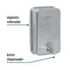 479311 47931 - Dosificador de acero inox. para jabón líquido, Foset