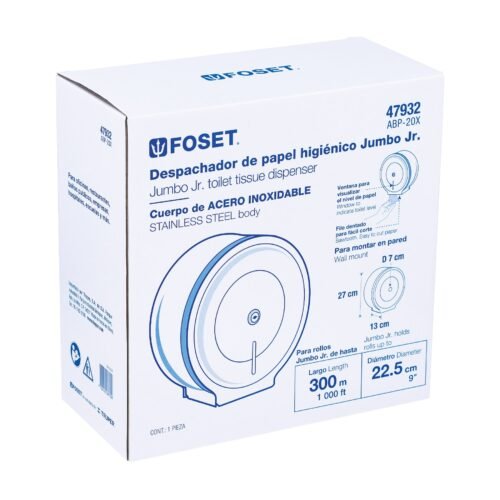 47932 - Portarollo de acero inox, Foset
