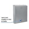 47933 - Dispensador de acero inox. para toallas de papel, Foset