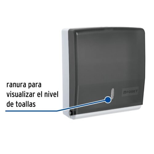 479361 47936 - Dispensador de ABS para toallas de papel, humo, Foset