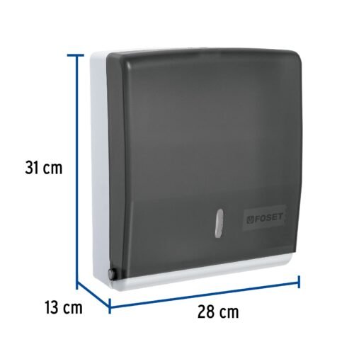 479362 47936 - Dispensador de ABS para toallas de papel, humo, Foset