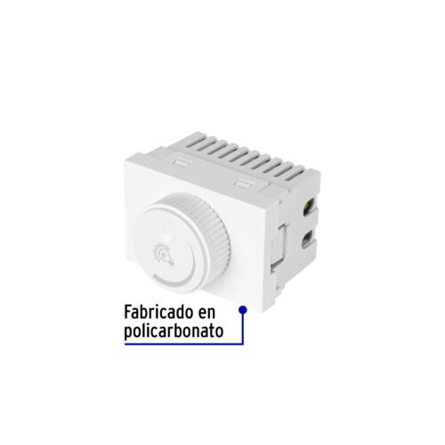 479531 47953 - Dimmer giratorio blanco de 1.5 módulos, línea Lisboa