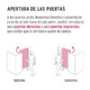 479792 47979 - Cerradura electromecánica con botón, derecha, HERMEX