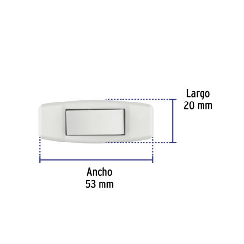 480032 48003 - Interruptor de paso 3 A para lámpara, 127 V, Volteck