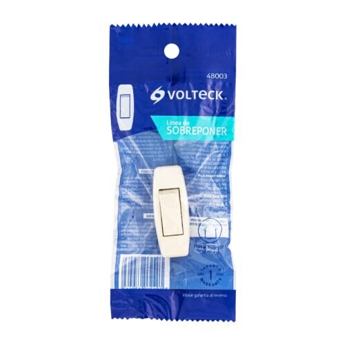 480033 48003 - Interruptor de paso 3 A para lámpara, 127 V, Volteck