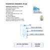 48017 - Calentador instantáneo modulante, 24L, 4 serv, gas LP, Foset