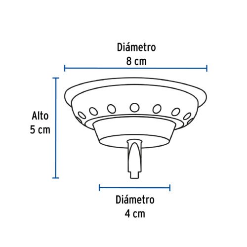 480212 48021 - Canastilla inox para contracanasta 3-1/2", Foset
