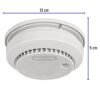 48023 - Detector de humo con alarma, Volteck