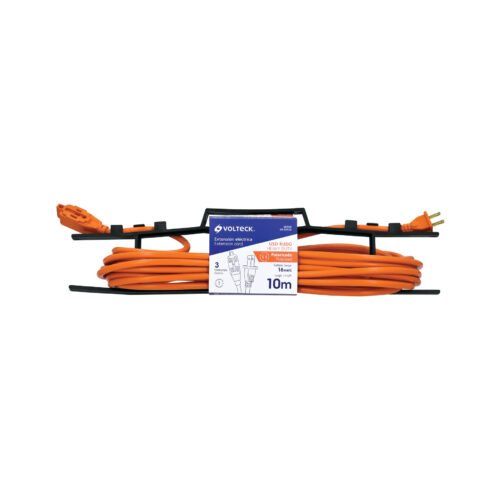 48046 - Extensión eléctrica de uso rudo 10 m 2x16 AWG, Volteck