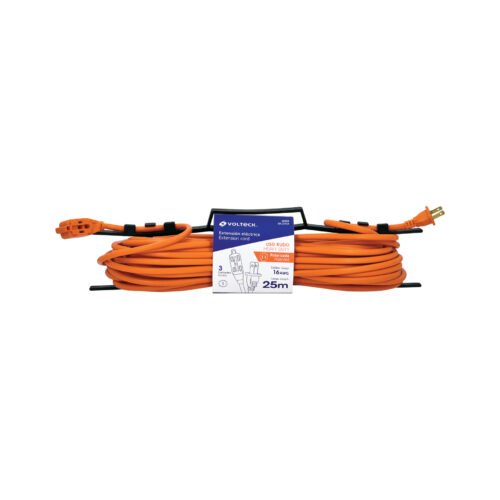 48050 - Extensión eléctrica de uso rudo 25 m 2x16 AWG, Volteck