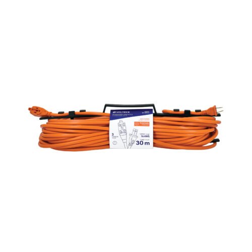48051 - Extensión eléctrica de uso rudo 30 m 2x16 AWG, Volteck