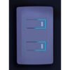 FOT DETALLE-2021 48056 - Interruptor de 3 vías con luz piloto, línea Italiana, marfil