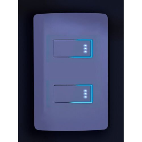 FOT DETALLE-2021 48056 - Interruptor de 3 vías con luz piloto, línea Italiana, marfil