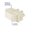 480562 48056 - Interruptor de 3 vías con luz piloto, línea Italiana, marfil
