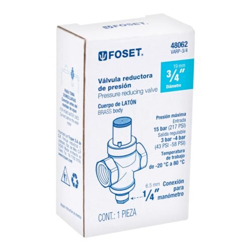 48062 - Válvula reductora de presión 3/4", Foset