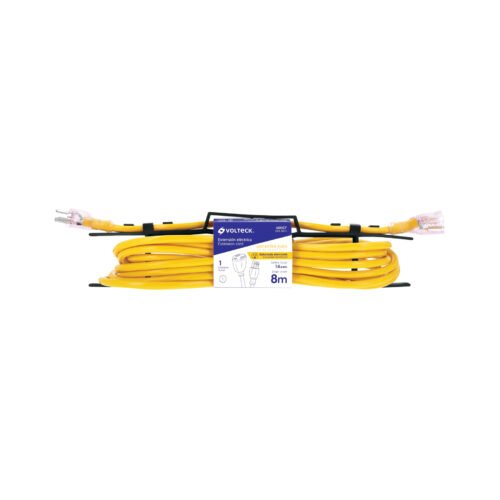 48067 - Extensión reforzada aterrizada 8 m 3x14 AWG, Volteck