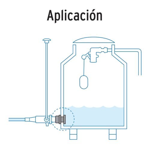 48071 - Brida de polipropileno para Tinaco, 1-1/2", FOSET