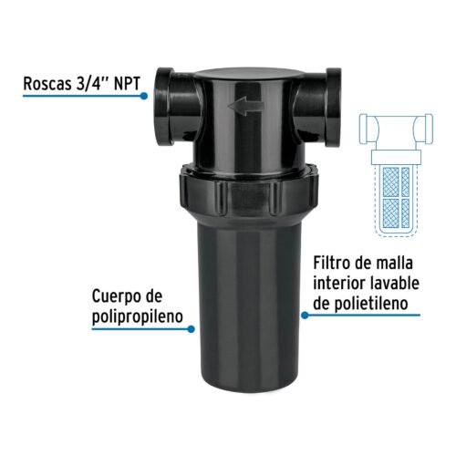 48073 - Filtro de agua para tinaco, Foset