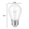 48077 - Lámpara LED S14 sin filamento 1 W luz cálida, caja, Volteck