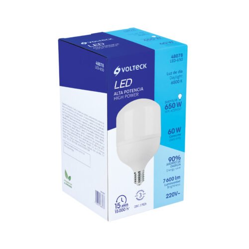 480783 48078 - Lámpara LED alta potencia 60 W (equiv. 650 W), luz de día