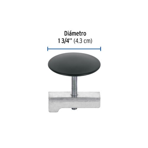 480972 48097 - Cubretaladro negro de 1-3/4", diámetro 43 mm, Foset