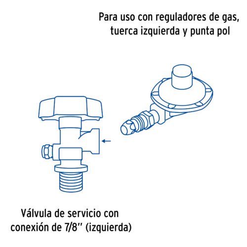 48107 - Cilindro portátil para gas LP, 20lb (9kg) Foset