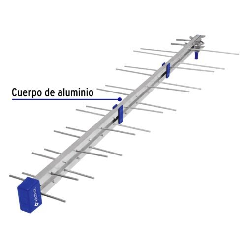 481211 48121 - Antena aérea para TV HD, 14 elementos, Volteck
