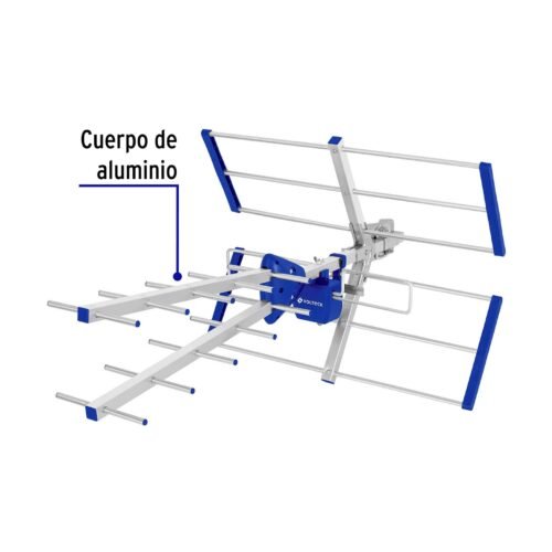 48124 - Antena aérea para TV HD, 17 elementos, Volteck