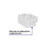 48132 - Interruptor sencillo, línea Italiana, color blanco, Volteck