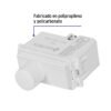 48138 - Dimmer giratorio, línea Italiana, color blanco, Volteck