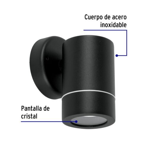 481431 48143 - Arbotante de acento 1 spot negro, lámpara no incluida