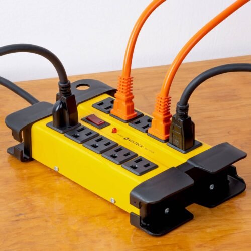 48190 - Multicontacto 14 AWG industrial supresor picos 10 entradas