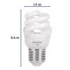 482002 48200 - Lámpara espiral mini T2 5 W luz de día en blíster, Volteck